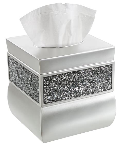 metallic tissue box cover|decorative tissue box holders.